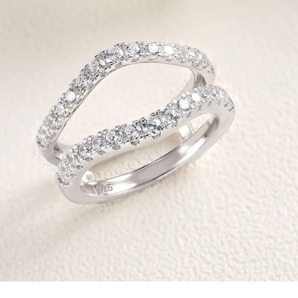 COPY - Moissanite Ring Enhancer size 6.5